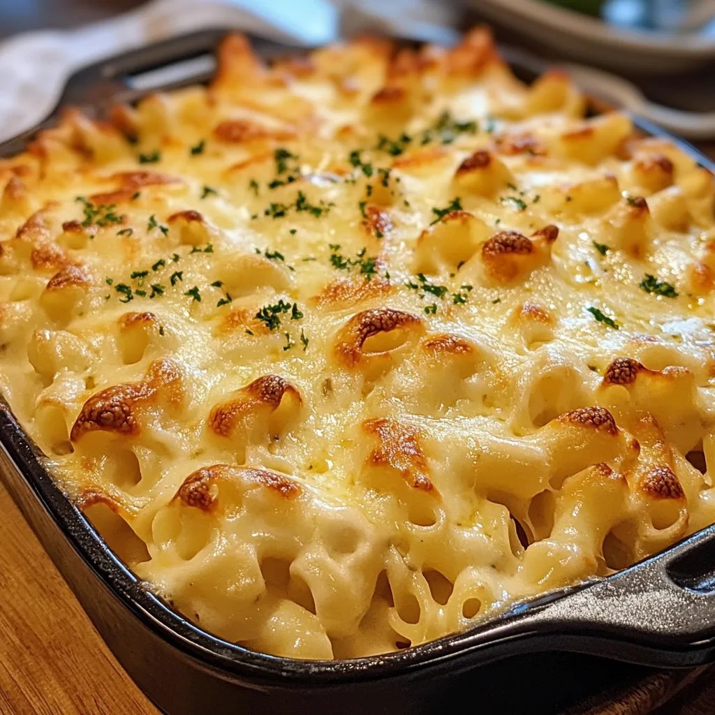 Hähnchen-Nudel-Auflauf mit Käse