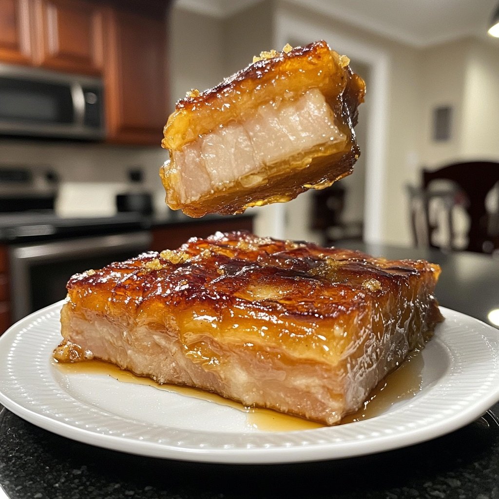 Glasiertes Honig-Senf-Lachsfilet aus dem Ofen